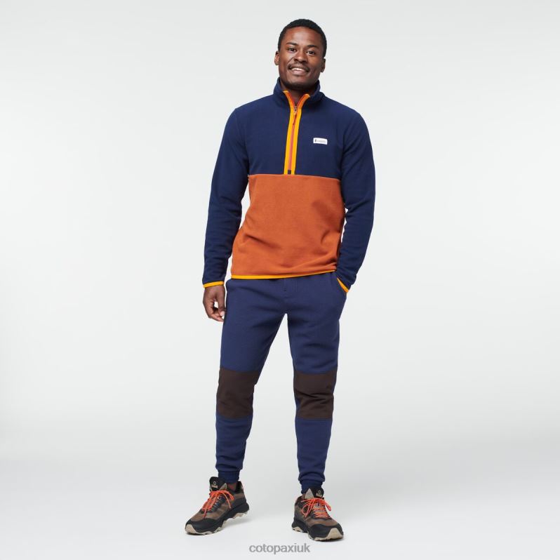Cotopaxi UK - Origins Abrazo Fleece Jogger Men Maritime Cotopaxi X4X0H829