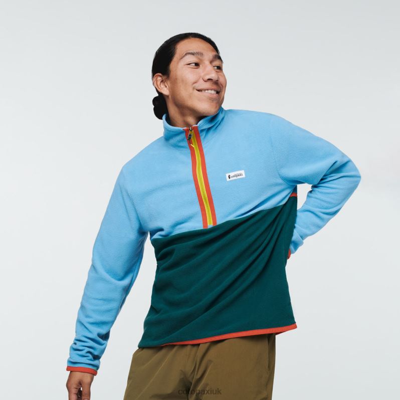 Cotopaxi UK - Amado Fleece Men Fashion River-Deep Ocean Cotopaxi X4X0H792