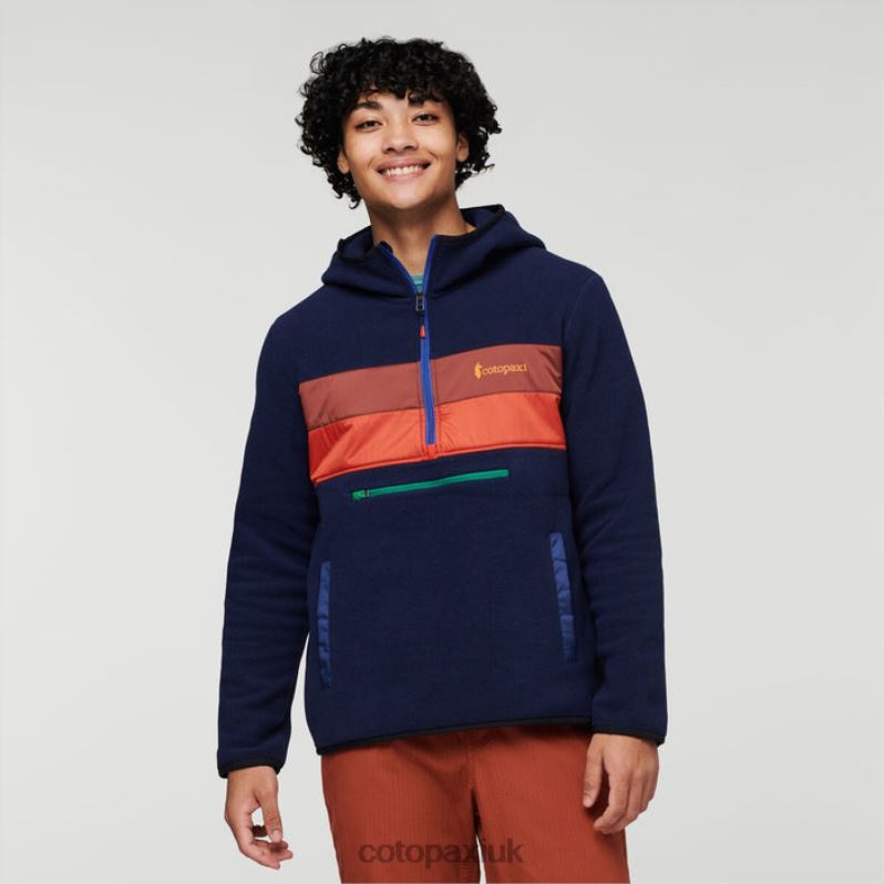 Cotopaxi UK - Best Been Jammin Teca Fleece Hooded Half-Zip Jacket Recycled Men Cotopaxi X4X0H460