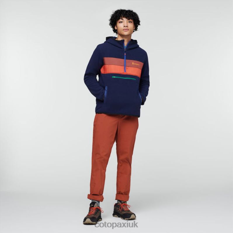 Cotopaxi UK - Best Been Jammin Teca Fleece Hooded Half-Zip Jacket Recycled Men Cotopaxi X4X0H460
