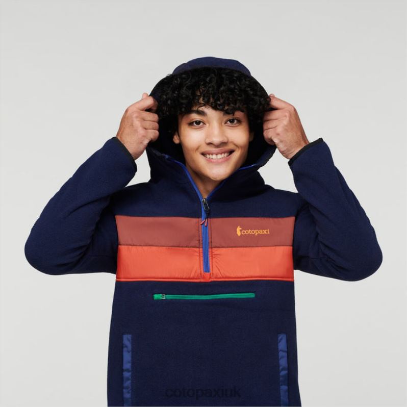 Cotopaxi UK - Best Been Jammin Teca Fleece Hooded Half-Zip Jacket Recycled Men Cotopaxi X4X0H460