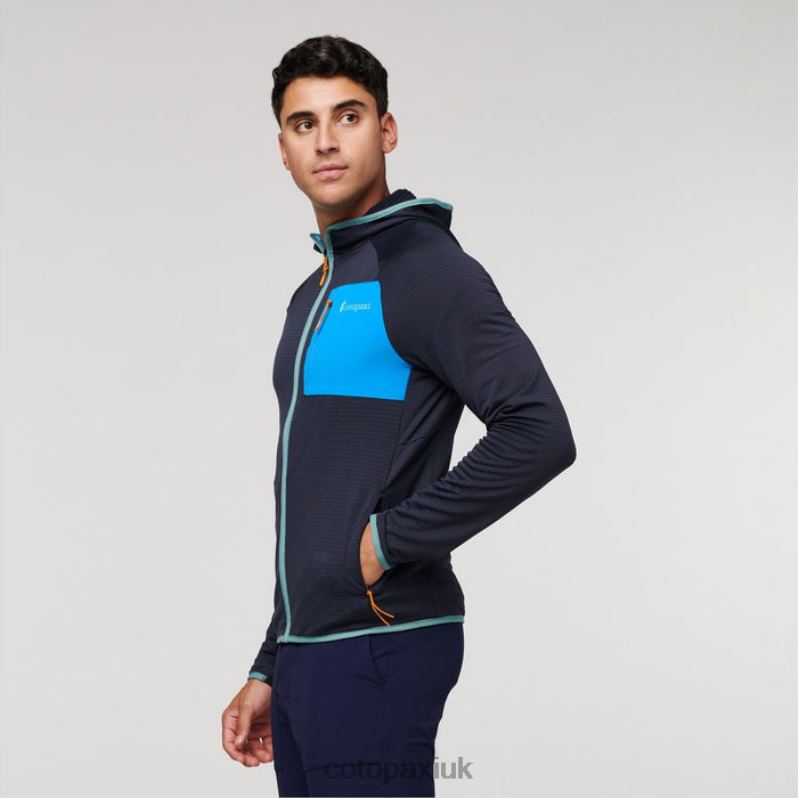 Cotopaxi UK - Fashion Graphite Otero Fleece Full-Zip Hooded Jacket Men Cotopaxi X4X0H484