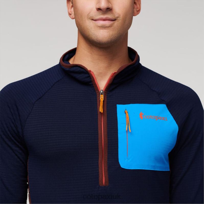 Cotopaxi UK - Maritime Origin Otero Fleece Half-Zip Pullover Men Cotopaxi X4X0H487