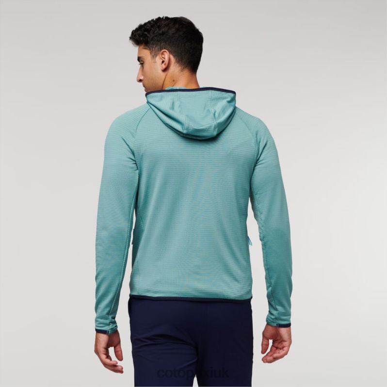 Cotopaxi UK - New Otero Fleece Full-Zip Hooded Jacket Men Bluegrass Cotopaxi X4X0H483