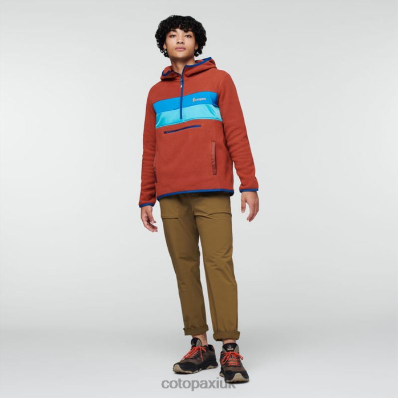 Cotopaxi UK - Raging Ravine Collection Teca Fleece Hooded Half-Zip Jacket Recycled Men Cotopaxi X4X0H463