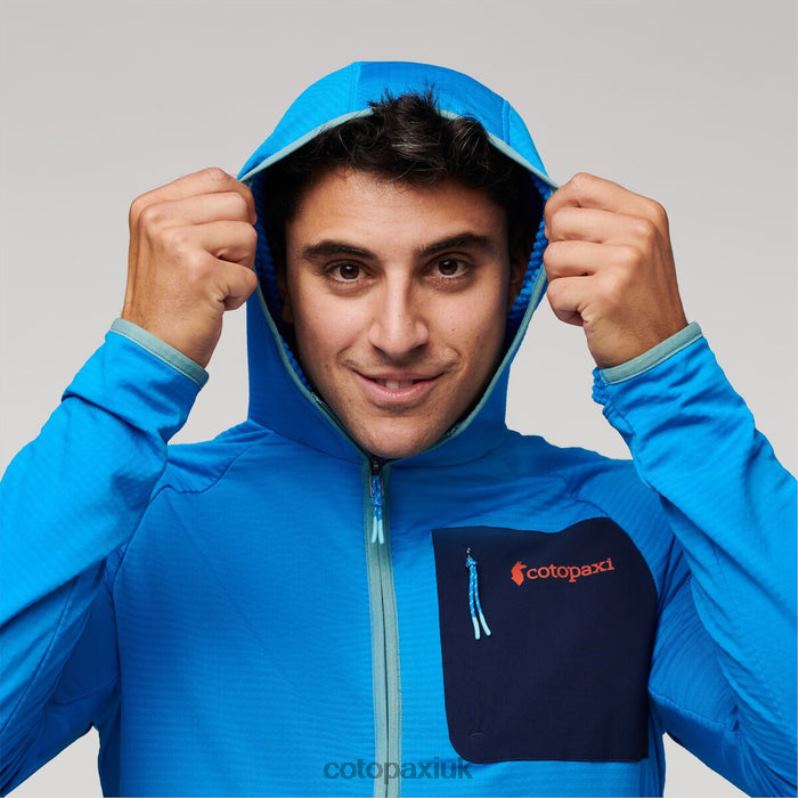 Cotopaxi UK - Saltwater Otero Fleece Full-Zip Hooded Jacket Men Best Cotopaxi X4X0H482