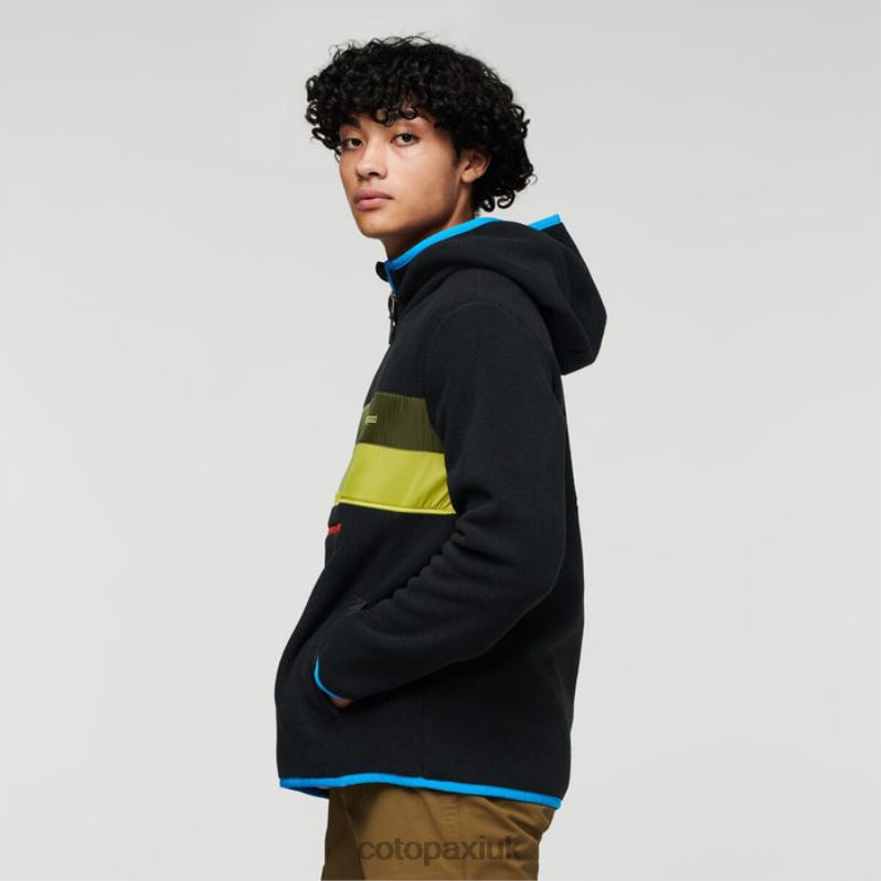Cotopaxi UK - Teca Fleece Hooded Half-Zip Jacket Recycled Men Dog Days New Cotopaxi X4X0H461