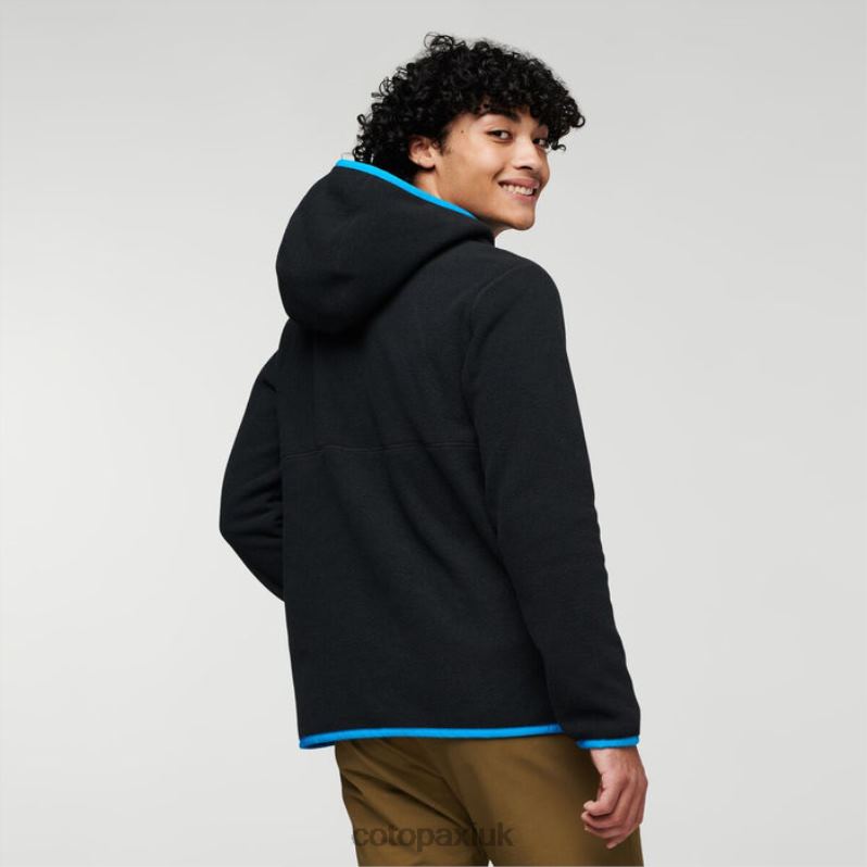 Cotopaxi UK - Teca Fleece Hooded Half-Zip Jacket Recycled Men Dog Days New Cotopaxi X4X0H461