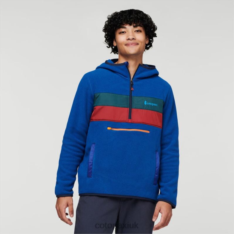 Cotopaxi UK - Teca Fleece Hooded Half-Zip Jacket Recycled Men Fashion Canada Cotopaxi X4X0H462