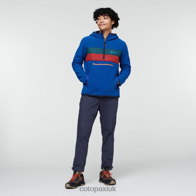Cotopaxi UK - Teca Fleece Hooded Half-Zip Jacket Recycled Men Fashion Canada Cotopaxi X4X0H462