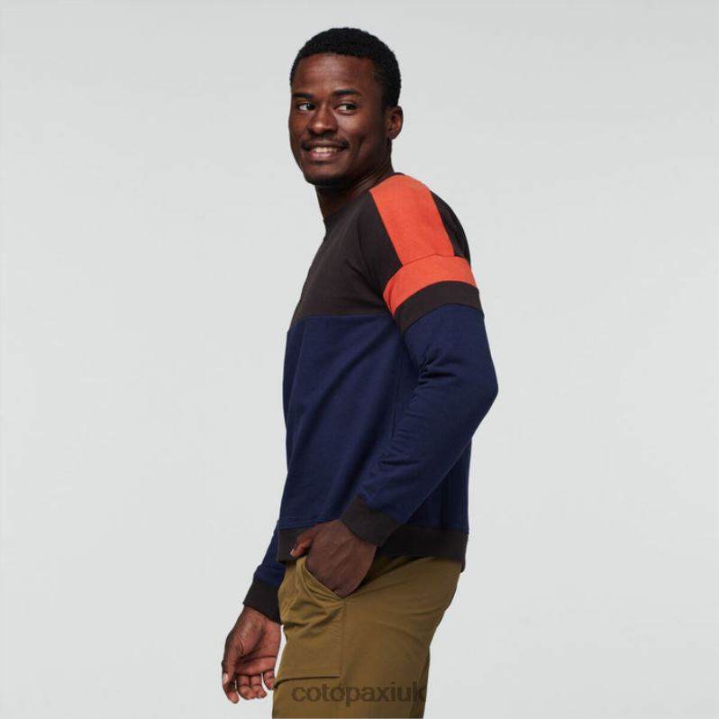 Cotopaxi UK - Bandera Sweatshirt Men Cavern-Maritime Collections Cotopaxi X4X0H365