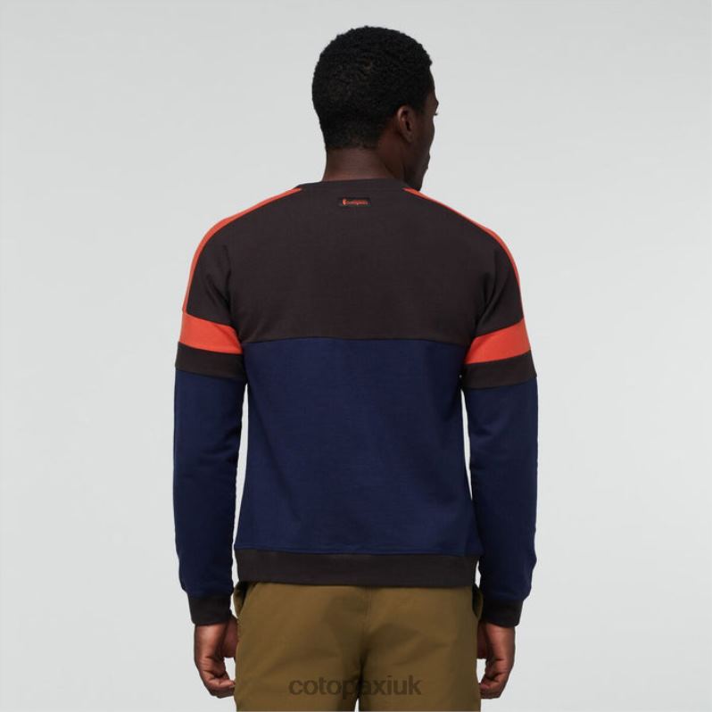 Cotopaxi UK - Bandera Sweatshirt Men Cavern-Maritime Collections Cotopaxi X4X0H365