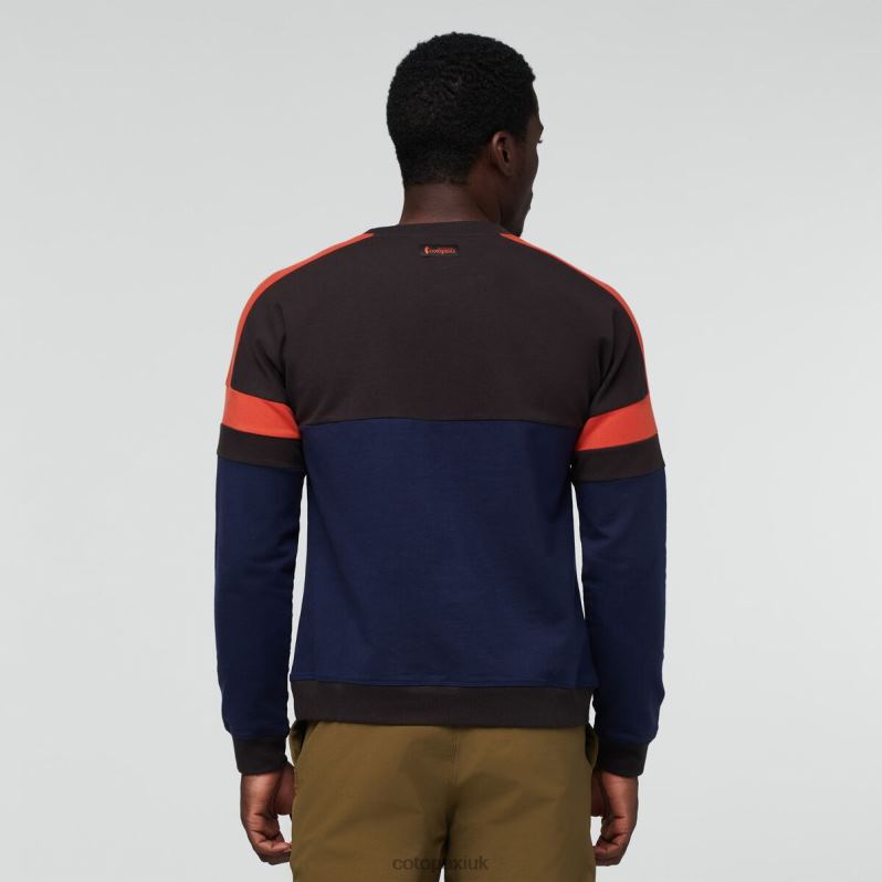 Cotopaxi UK - Brand Bandera Sweatshirt Men Cavern-Maritime Cotopaxi X4X0H808