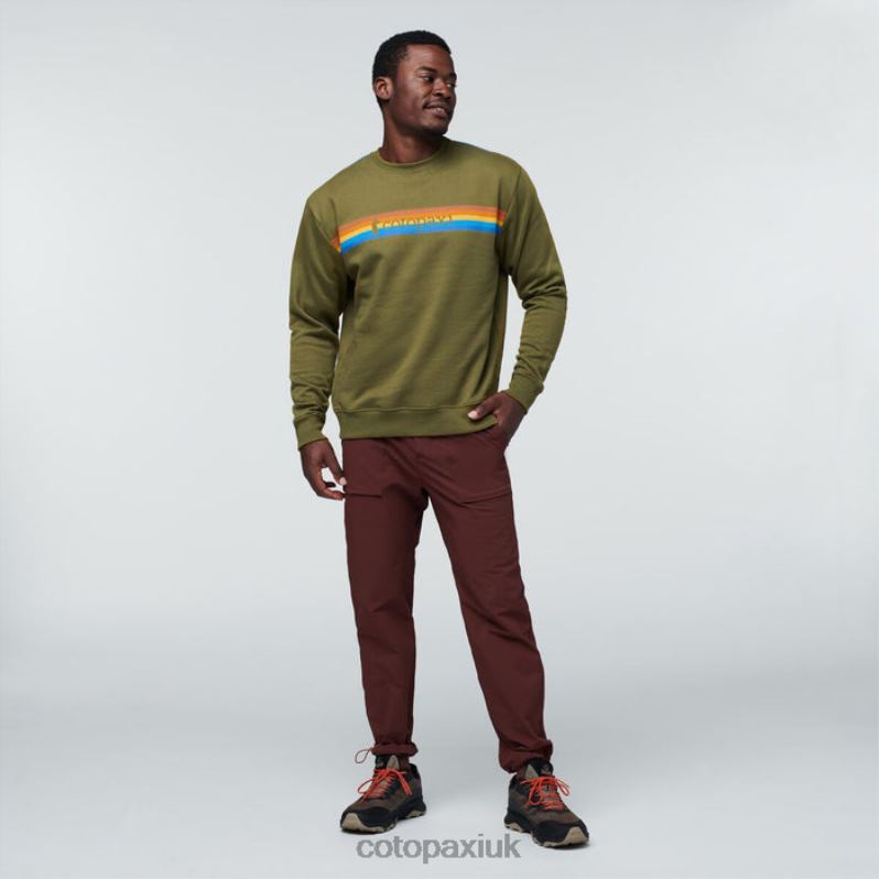 Cotopaxi UK - Collection Oak On The Horizon Organic Crew Sweatshirt Men Cotopaxi X4X0H364
