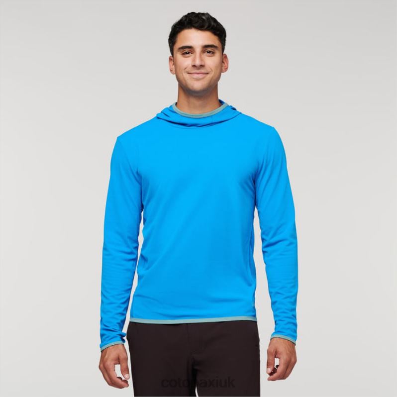 Cotopaxi UK - Collections Sombra Sun Hoodie Men Saltwater Cotopaxi X4X0H387