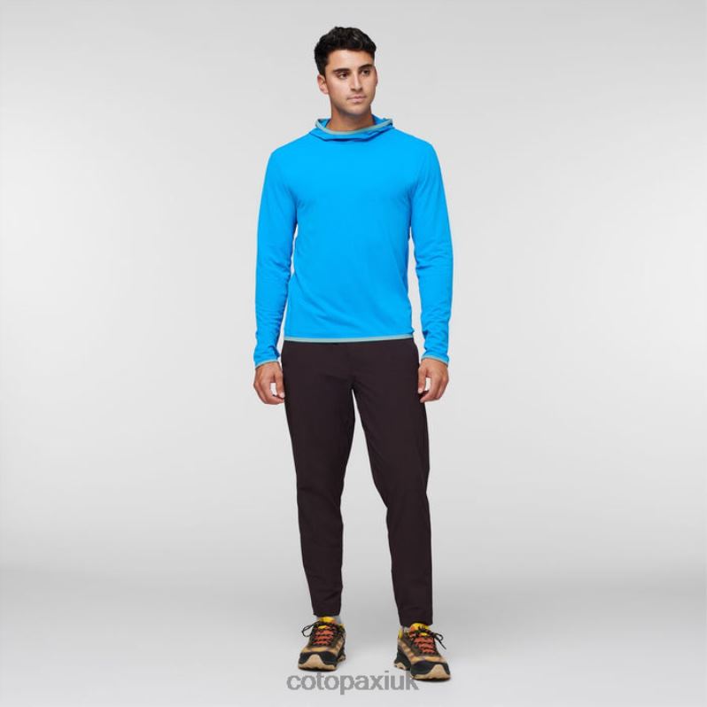 Cotopaxi UK - Collections Sombra Sun Hoodie Men Saltwater Cotopaxi X4X0H387