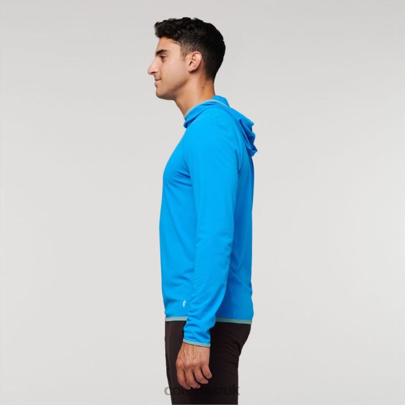 Cotopaxi UK - Collections Sombra Sun Hoodie Men Saltwater Cotopaxi X4X0H387