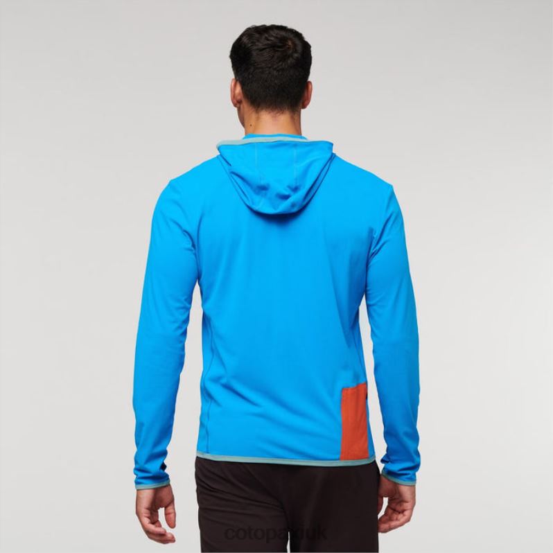 Cotopaxi UK - Collections Sombra Sun Hoodie Men Saltwater Cotopaxi X4X0H387