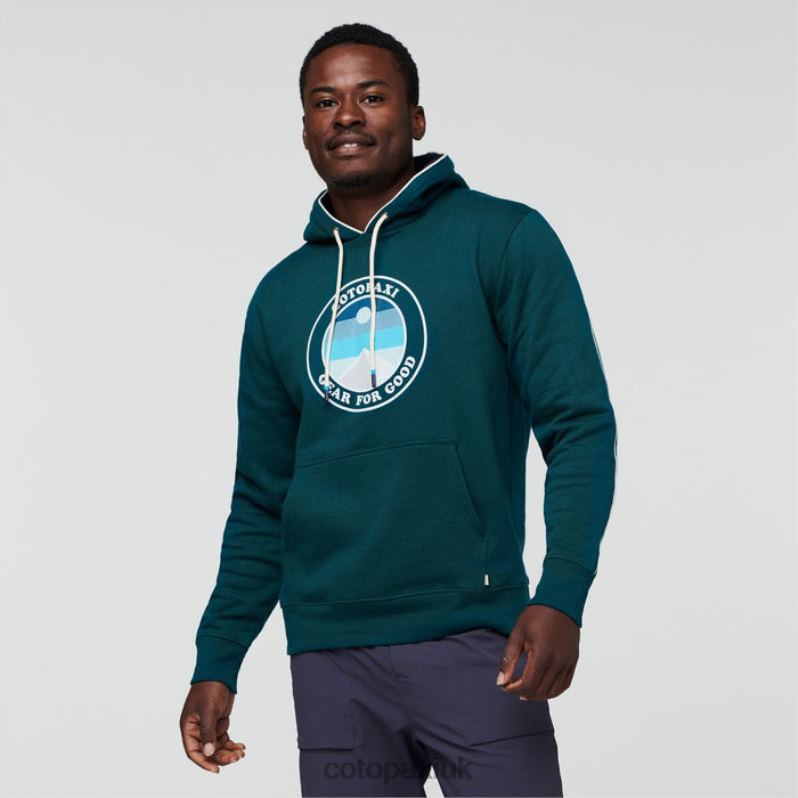 Cotopaxi UK - Deep Ocean Original Sunny Side Organic Pullover Hoodie Men Cotopaxi X4X0H370