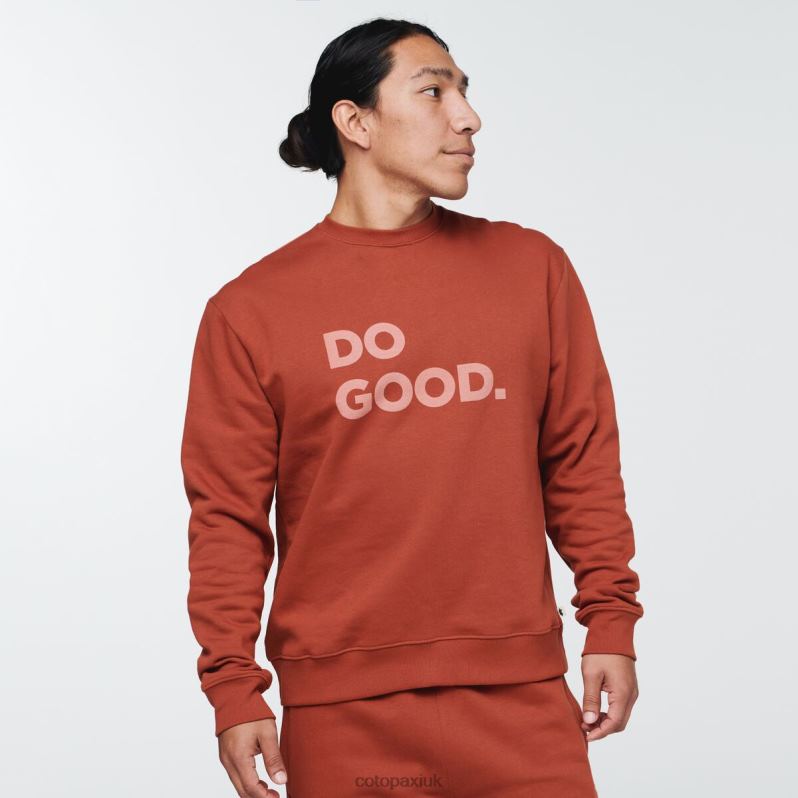 Cotopaxi UK - Do Good Crew Sweatshirt Men Collections Spice Cotopaxi X4X0H816