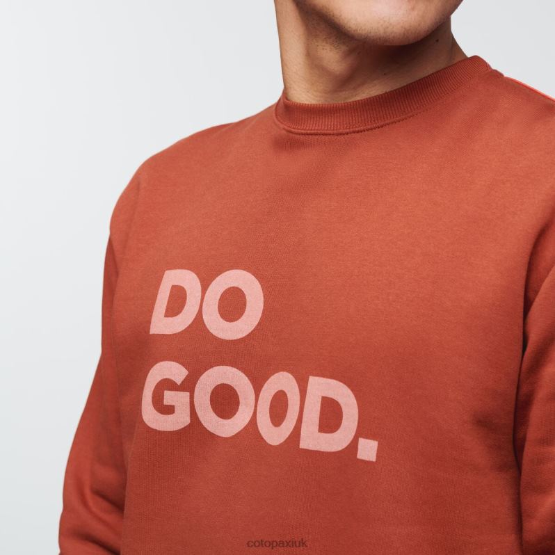 Cotopaxi UK - Do Good Crew Sweatshirt Men Collections Spice Cotopaxi X4X0H816