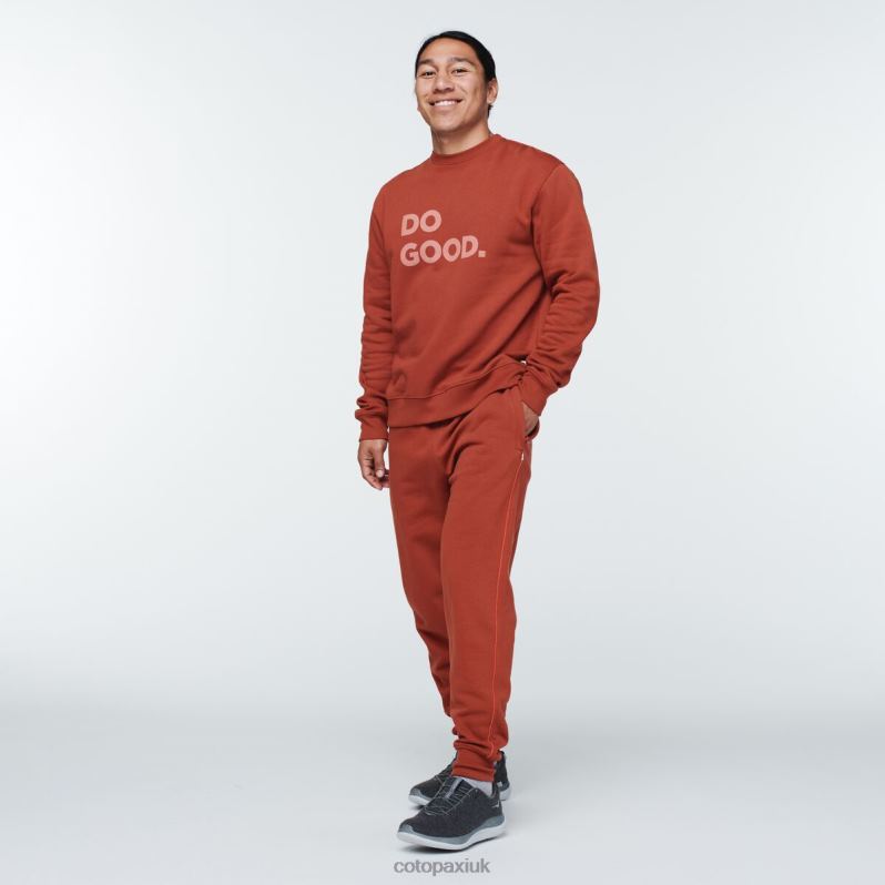 Cotopaxi UK - Do Good Crew Sweatshirt Men Collections Spice Cotopaxi X4X0H816