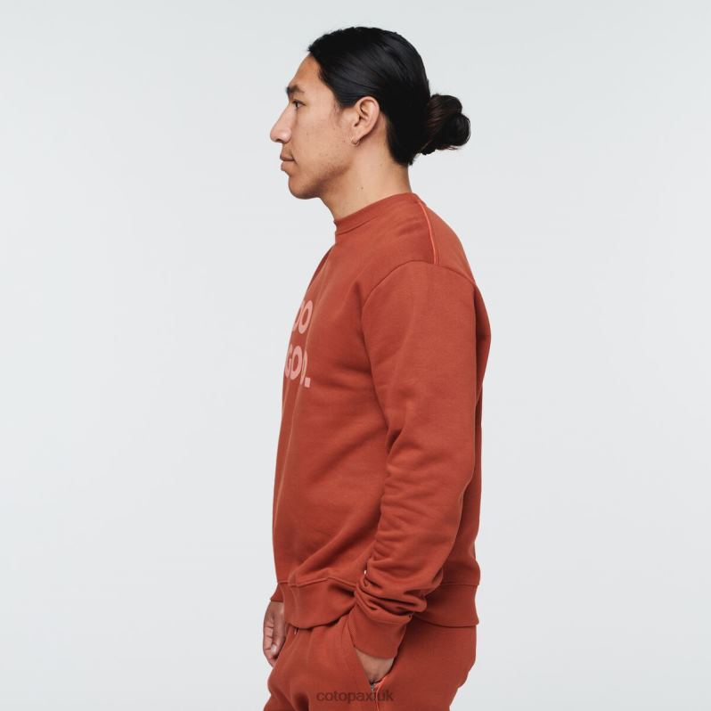 Cotopaxi UK - Do Good Crew Sweatshirt Men Collections Spice Cotopaxi X4X0H816
