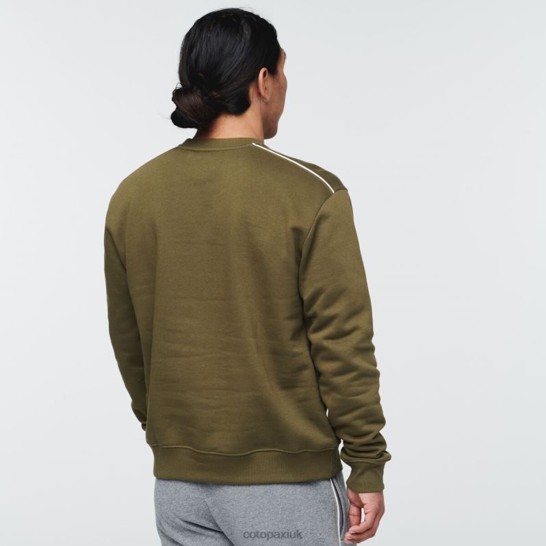 Cotopaxi UK - Do Good Crew Sweatshirt Men Oak New Cotopaxi X4X0H813