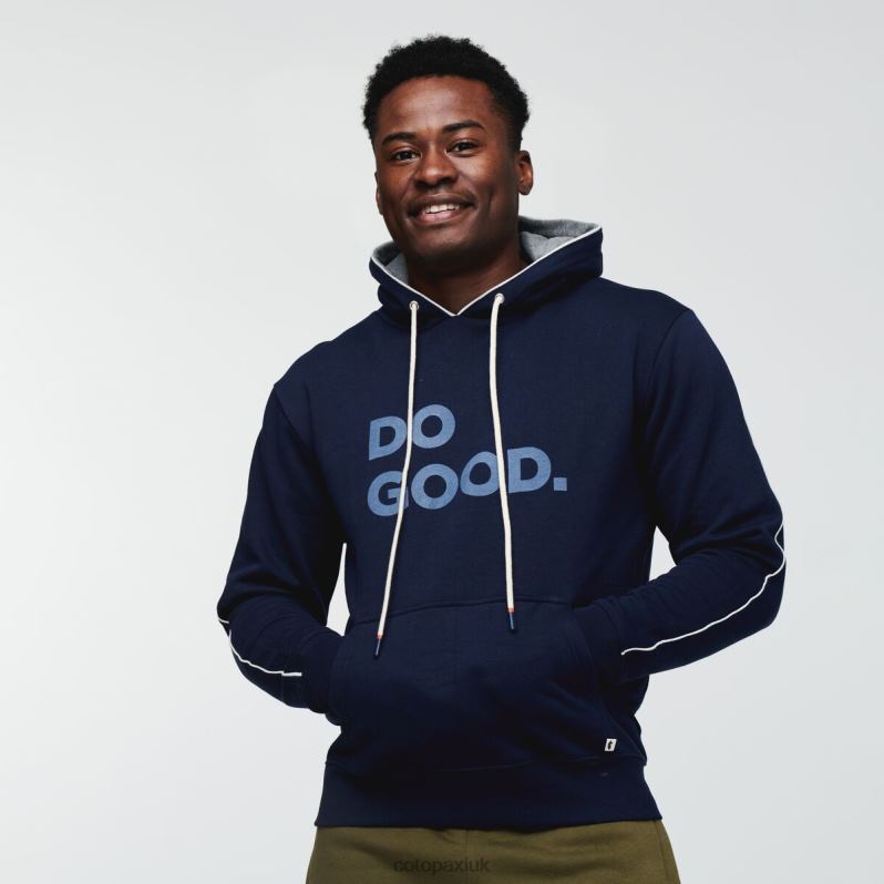 Cotopaxi UK - Do Good Hoodie Men Best Maritime Cotopaxi X4X0H812