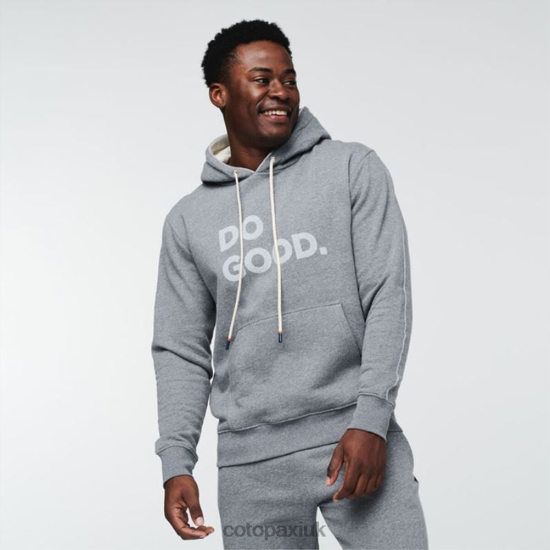 Cotopaxi UK - Origin Heather Grey Do Good Hoodie Men Cotopaxi X4X0H377