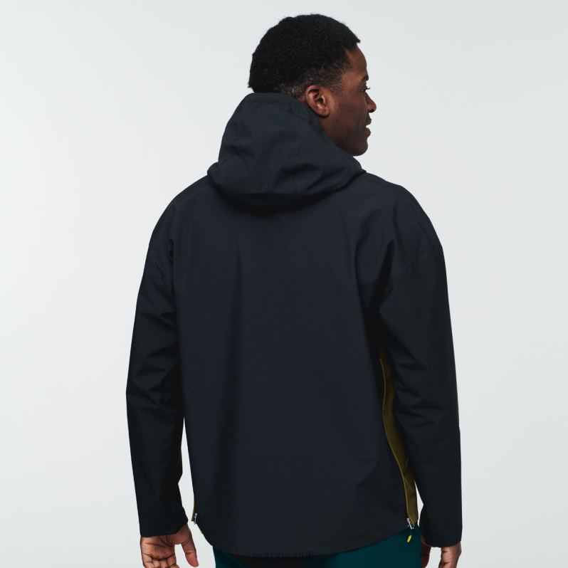 Cotopaxi Jacket UK - Black Cielo Rain Anorak Men Fashion Cotopaxi X4X0H770