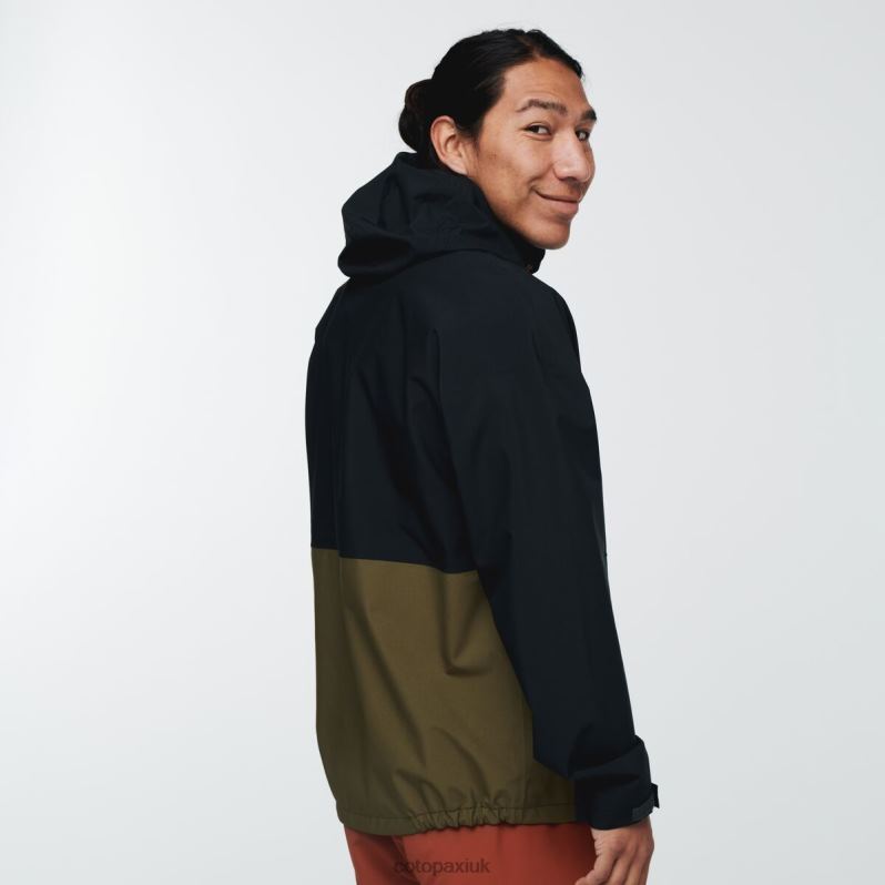 Cotopaxi Jacket UK - Black Hot Cielo Rain Jacket Men Cotopaxi X4X0H778