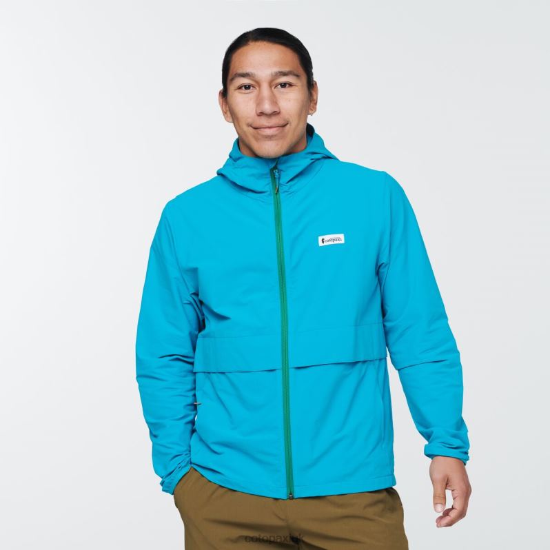 Cotopaxi Jacket UK - Collections Mineral Blue Viento Travel Jacket Men Cotopaxi X4X0H772