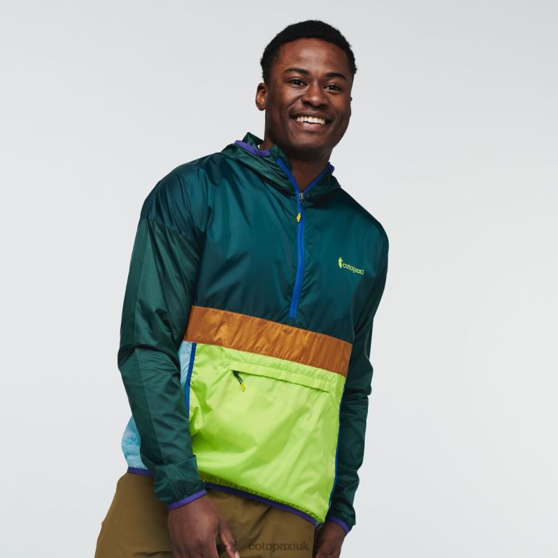 Cotopaxi Jacket UK - Collections Point Reyes Teca Windbreaker Halfzip Men Cotopaxi X4X0H783