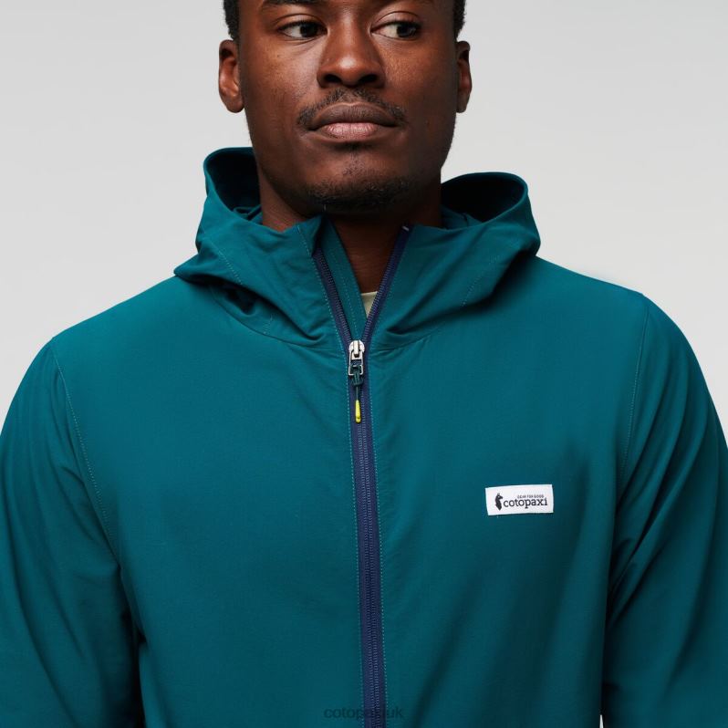 Cotopaxi Jacket UK - Origin Deep Ocean Viento Travel Jacket Men Cotopaxi X4X0H762