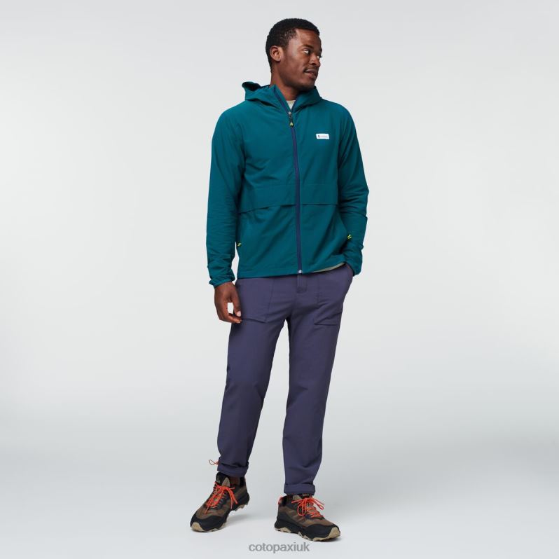 Cotopaxi Jacket UK - Origin Deep Ocean Viento Travel Jacket Men Cotopaxi X4X0H762