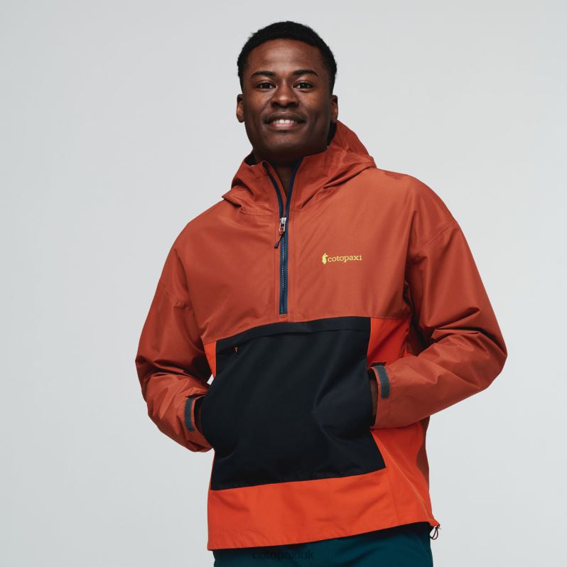 Cotopaxi Jacket UK - Spice New Cielo Rain Anorak Men Cotopaxi X4X0H769