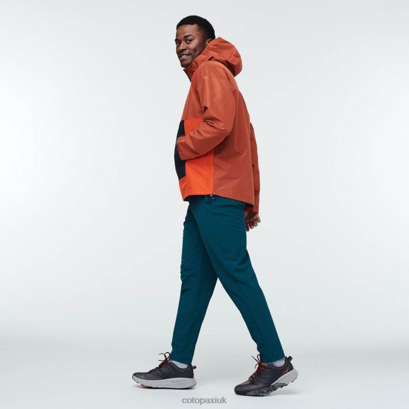 Cotopaxi Jacket UK - Spice New Cielo Rain Anorak Men Cotopaxi X4X0H769