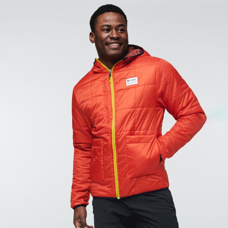 Cotopaxi Jacket UK - Teca Cálido Hooded Jacket Men Dry Lands Origin Cotopaxi X4X0H773
