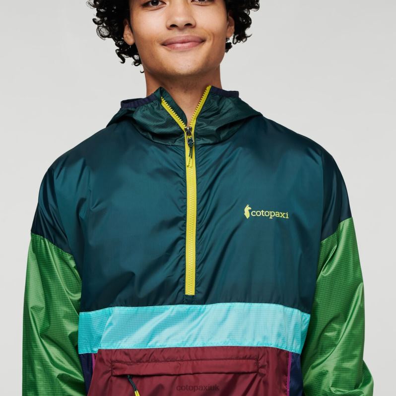 Cotopaxi Jacket UK - Teca Windbreaker Halfzip Men Best Pinelands Cotopaxi X4X0H768