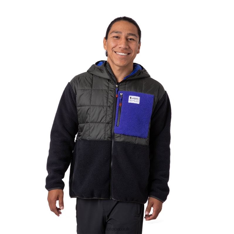 Cotopaxi Jacket UK - Trico Hybrid Jacket Men Iron-Black Brands Cotopaxi X4X0H787