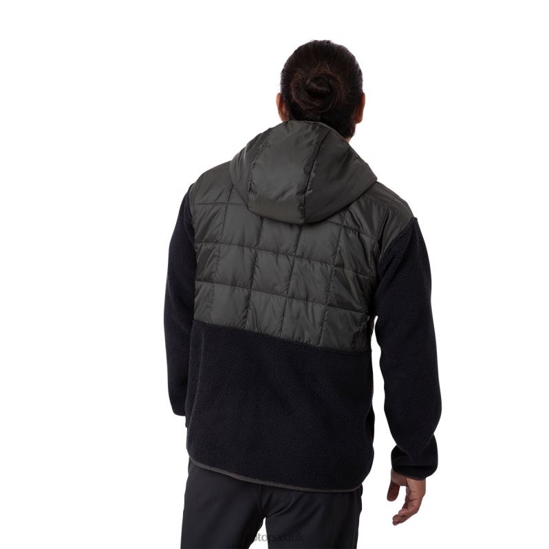 Cotopaxi Jacket UK - Trico Hybrid Jacket Men Iron-Black Brands Cotopaxi X4X0H787
