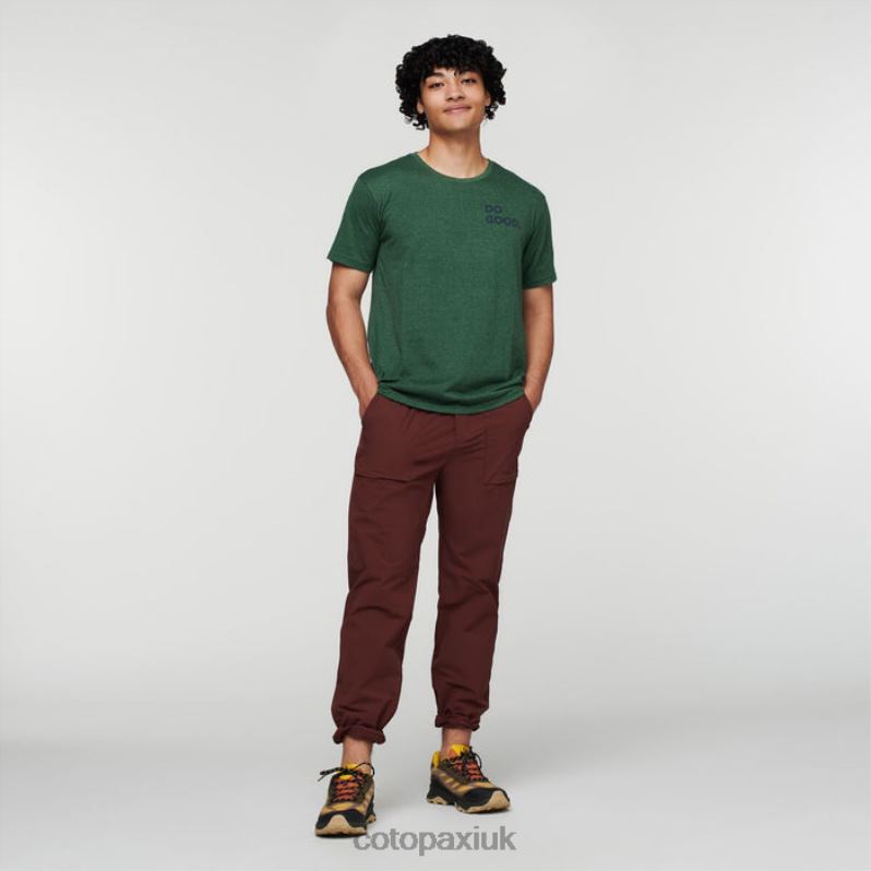 Cotopaxi UK - Best Wild West Organic T-Shirt Men Forest Cotopaxi X4X0H328