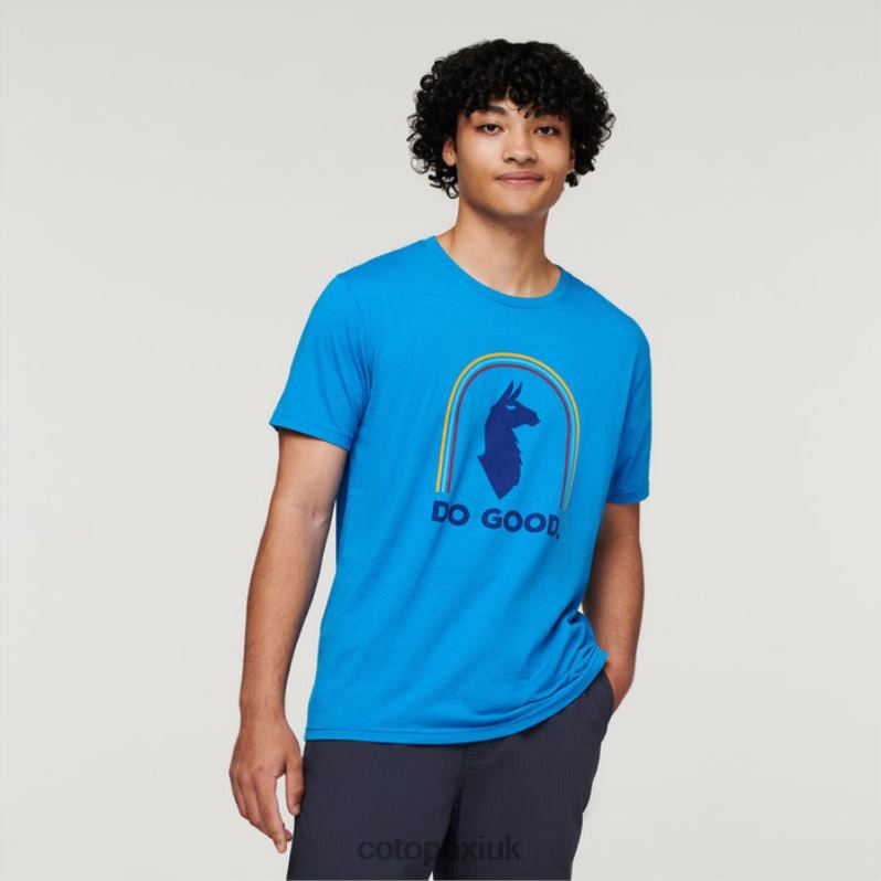 Cotopaxi UK - Brands Sunshine Do Good Organic T-Shirt Men Saltwater Cotopaxi X4X0H325