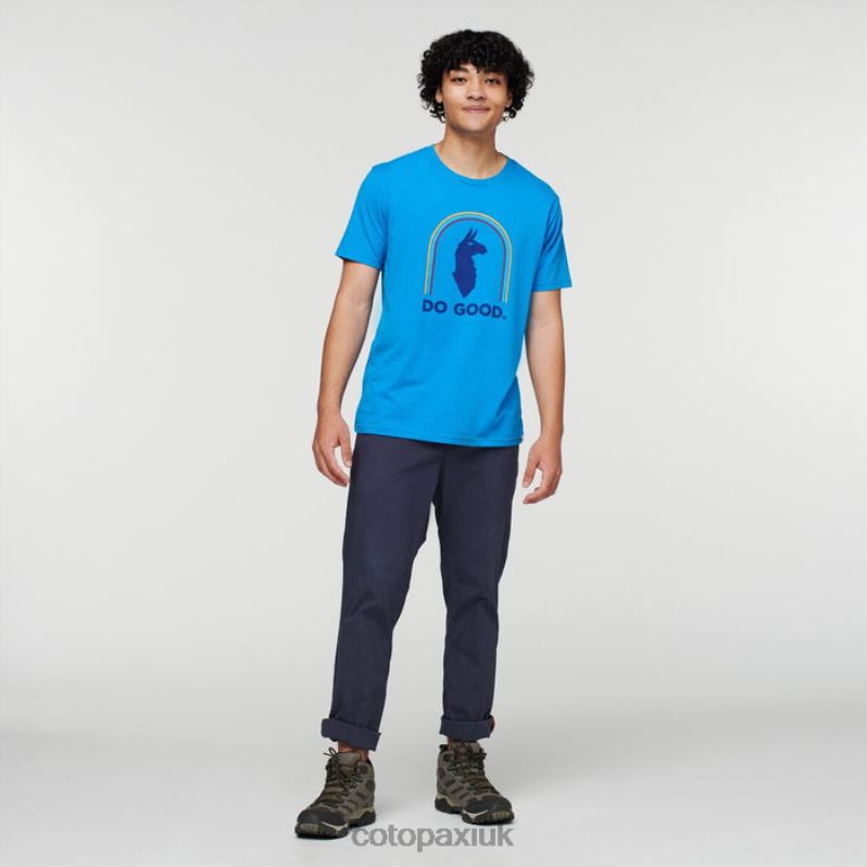 Cotopaxi UK - Brands Sunshine Do Good Organic T-Shirt Men Saltwater Cotopaxi X4X0H325