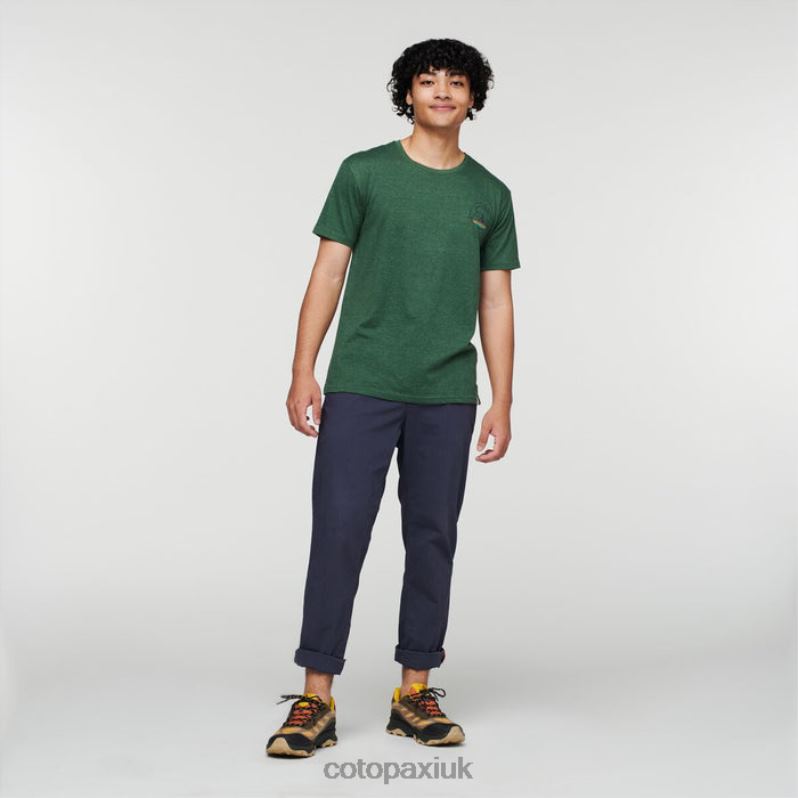 Cotopaxi UK - Camp Life Organic T-Shirt Men New Forest Cotopaxi X4X0H318