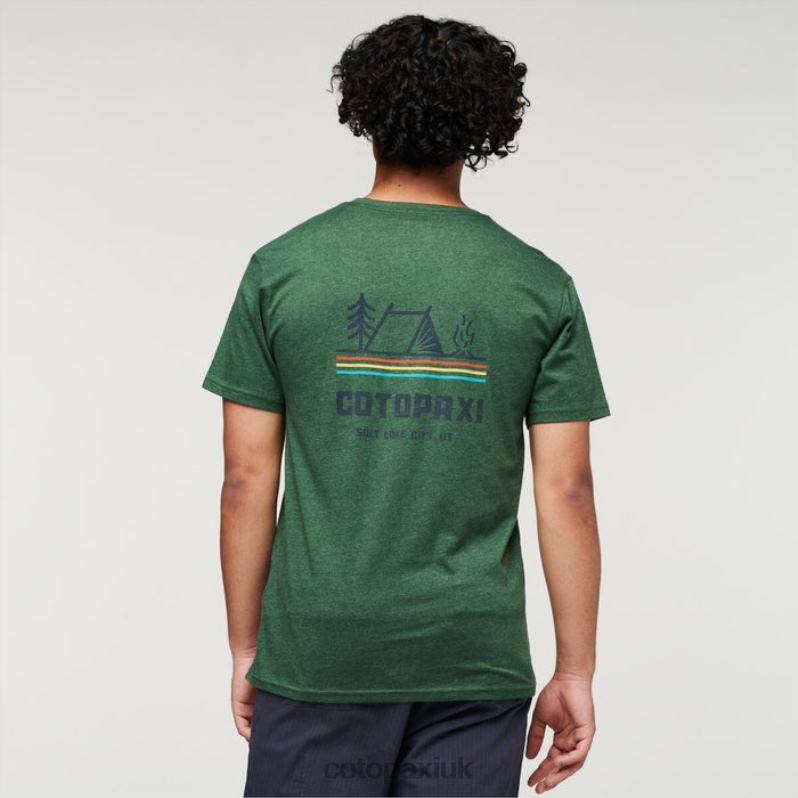 Cotopaxi UK - Camp Life Organic T-Shirt Men New Forest Cotopaxi X4X0H318