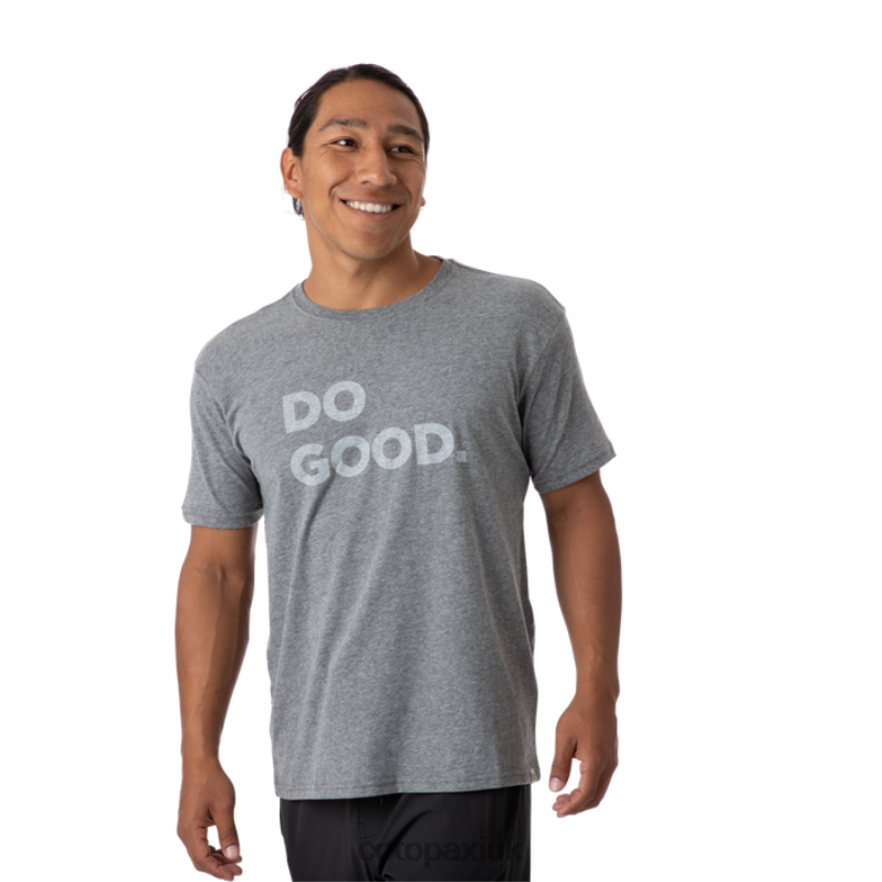 Cotopaxi UK - Do Good T-Shirt Men Heather Grey Original Cotopaxi X4X0H293