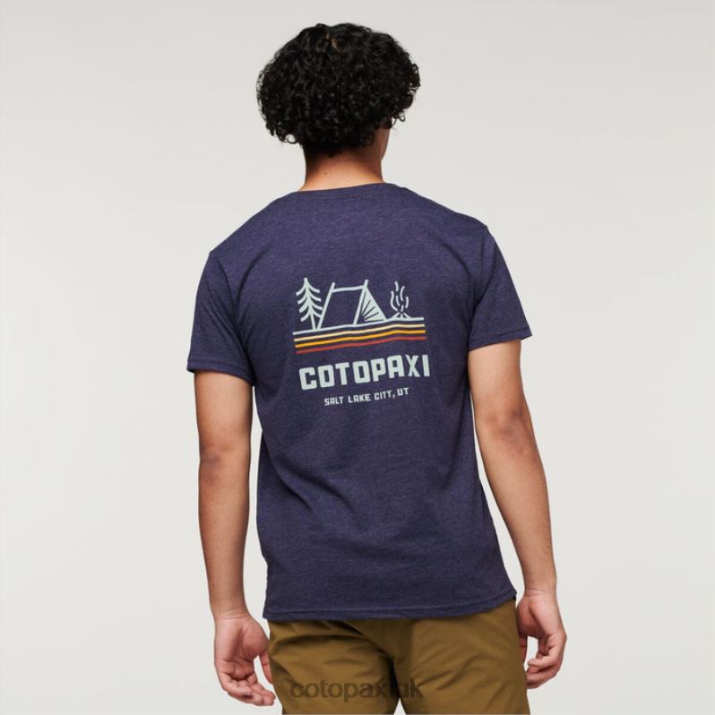 Cotopaxi UK - Maritime Fashion Camp Life Organic T-Shirt Men Cotopaxi X4X0H319