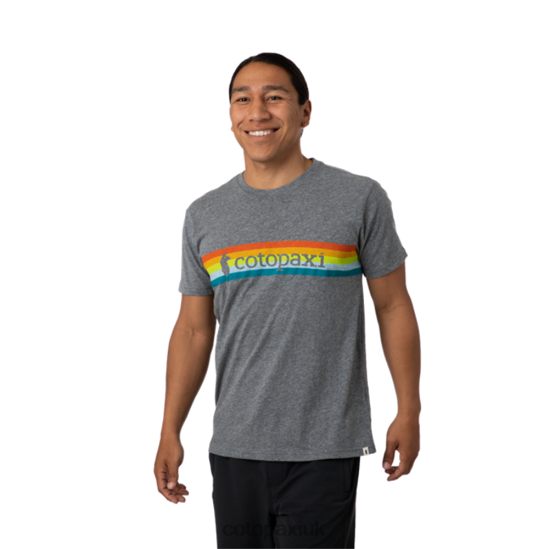 Cotopaxi UK - On The Horizon T-Shirt Men Brands Heather Grey Cotopaxi X4X0H336